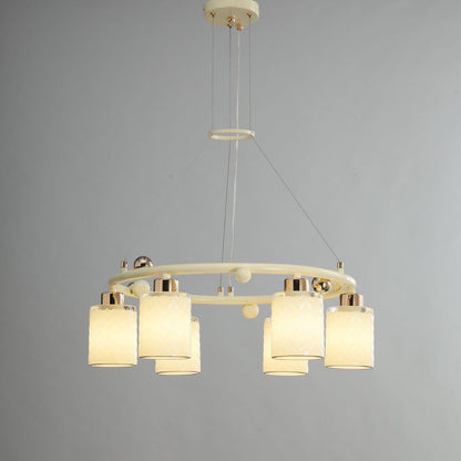 Ring Glass Cup Electrolier Chandelier