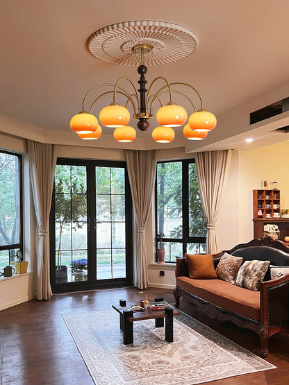 Ripe Persimmon Pendant light Chandelier