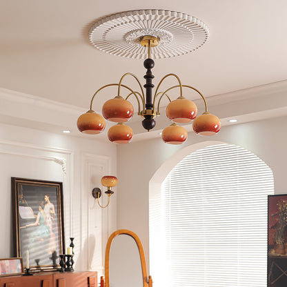 Ripe Persimmon Pendant light Chandelier