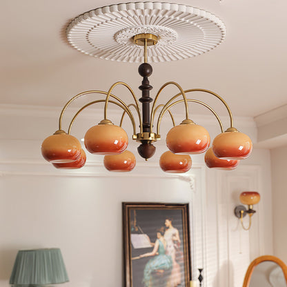 Ripe Persimmon Pendant light Chandelier