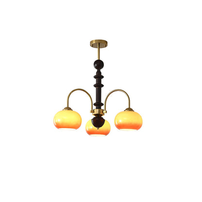 Ripe Persimmon Pendant light Chandelier