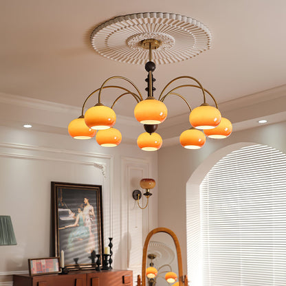 Ripe Persimmon Pendant light Chandelier