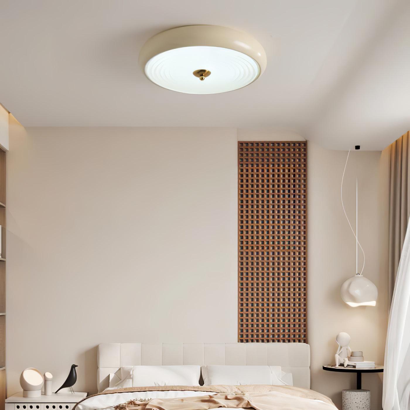 Ripple Cream Overhead light Ceiling Lamp