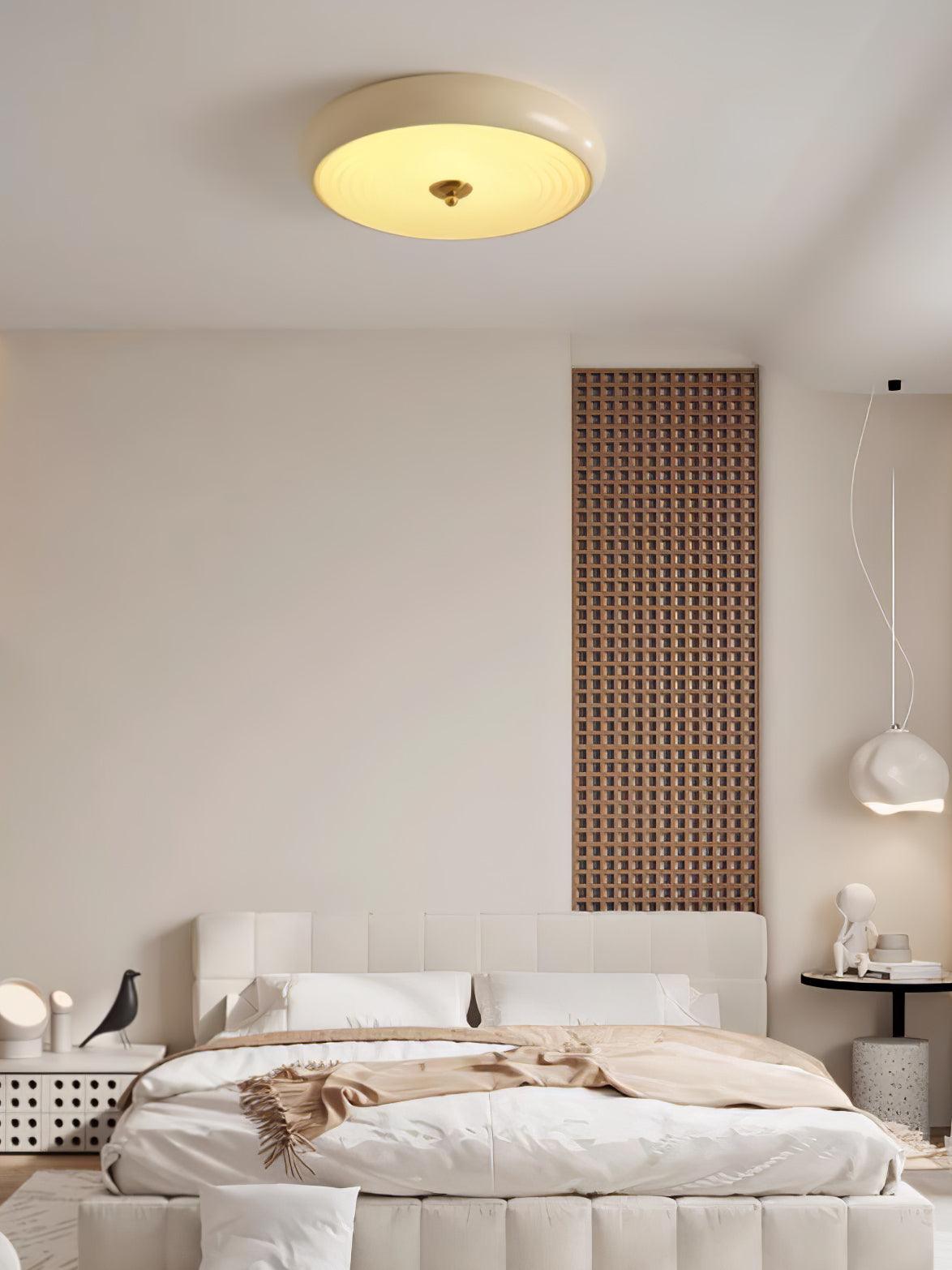 Ripple Cream Overhead light Ceiling Lamp