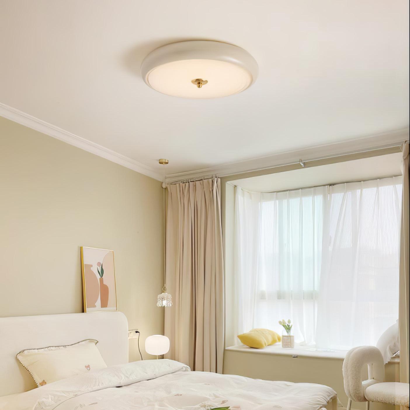 Ripple Cream Overhead light Ceiling Lamp