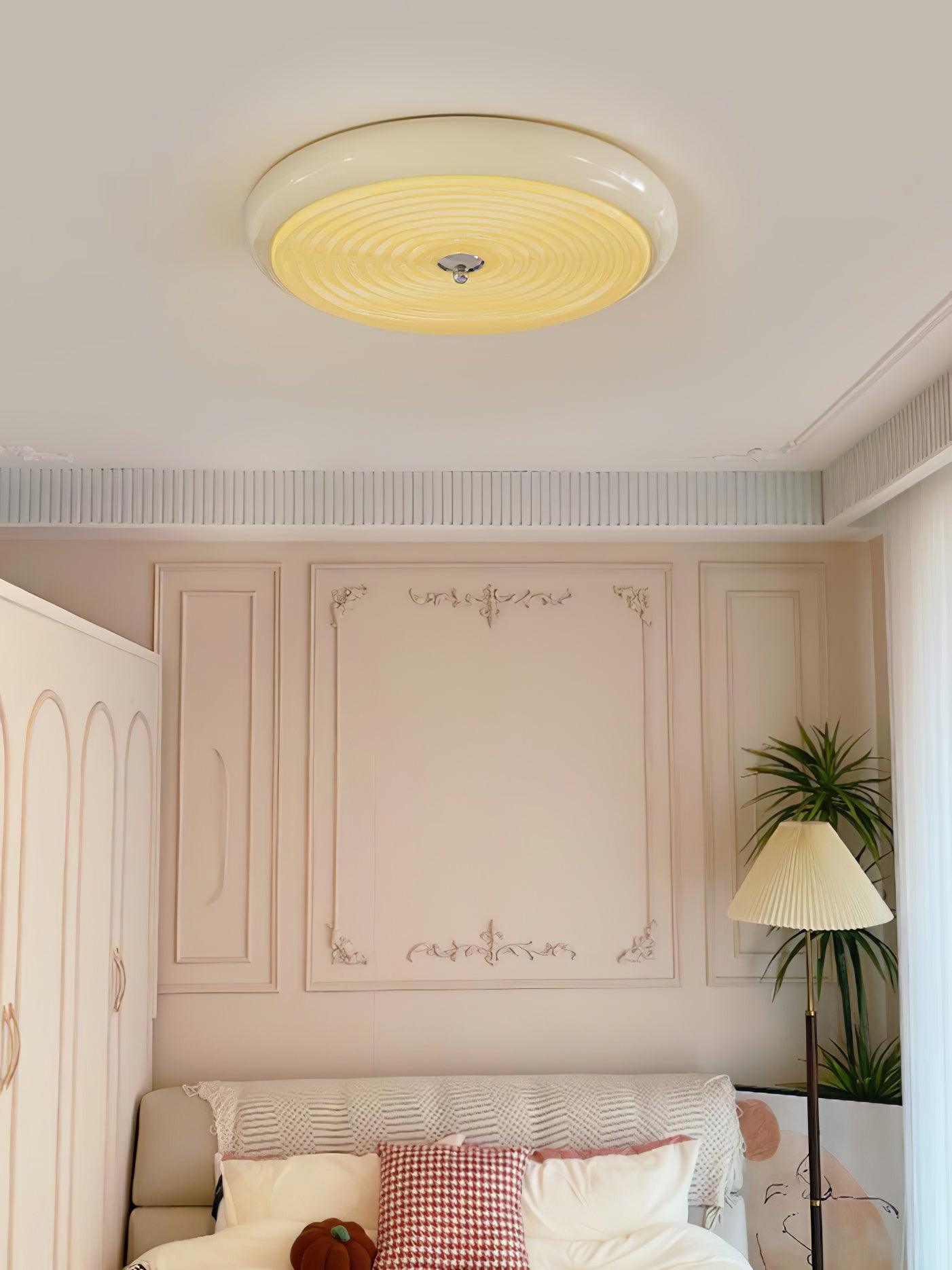 Ripple Cream Overhead light Ceiling Lamp