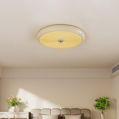 Ripple Cream Overhead light Ceiling Lamp