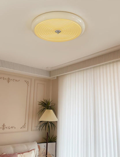 Ripple Cream Overhead light Ceiling Lamp