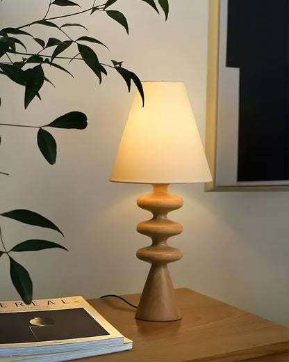 Ripple Wood Accent lamp Table Lamp