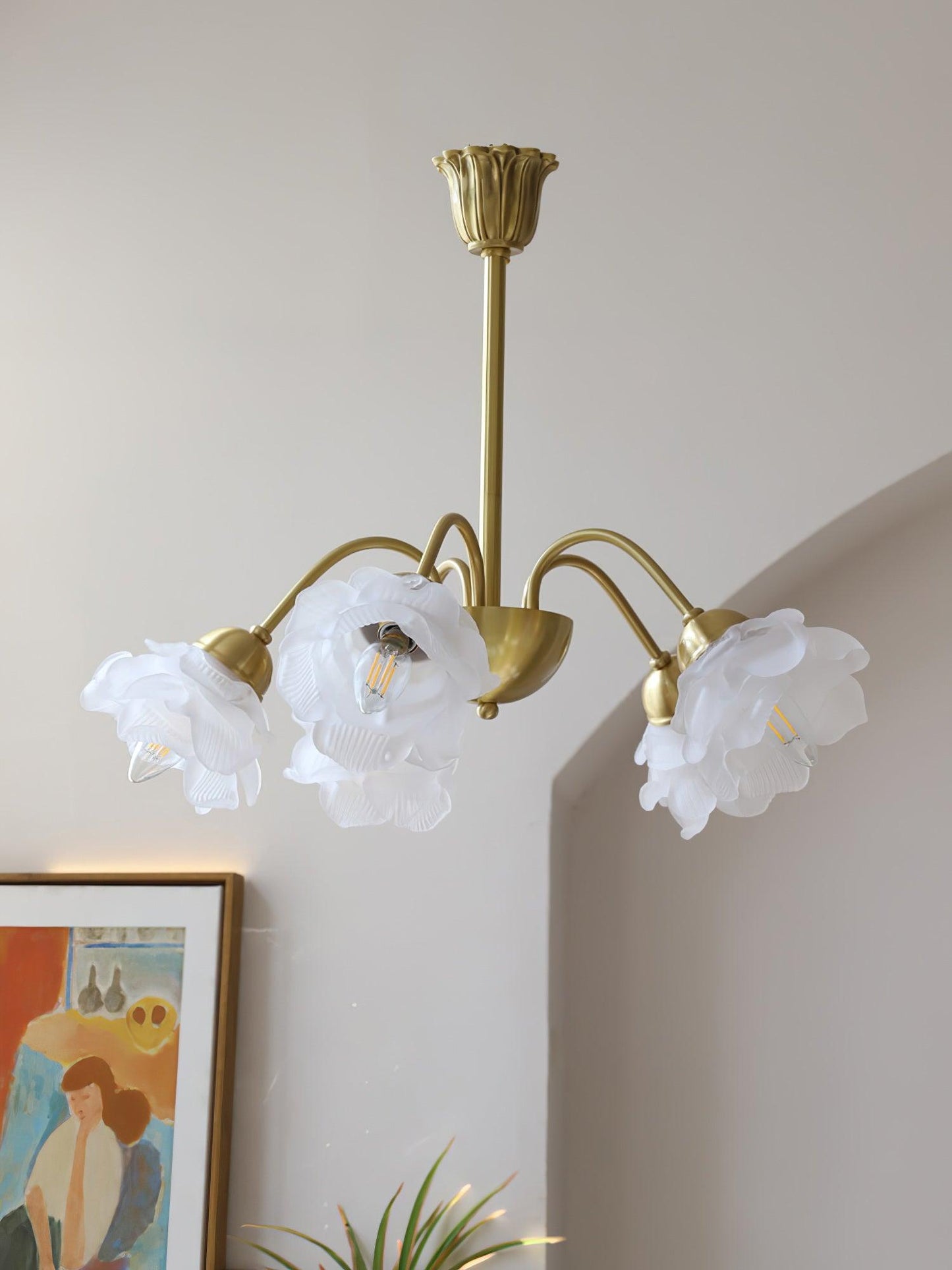 Roses Ceiling fixture Chandelier