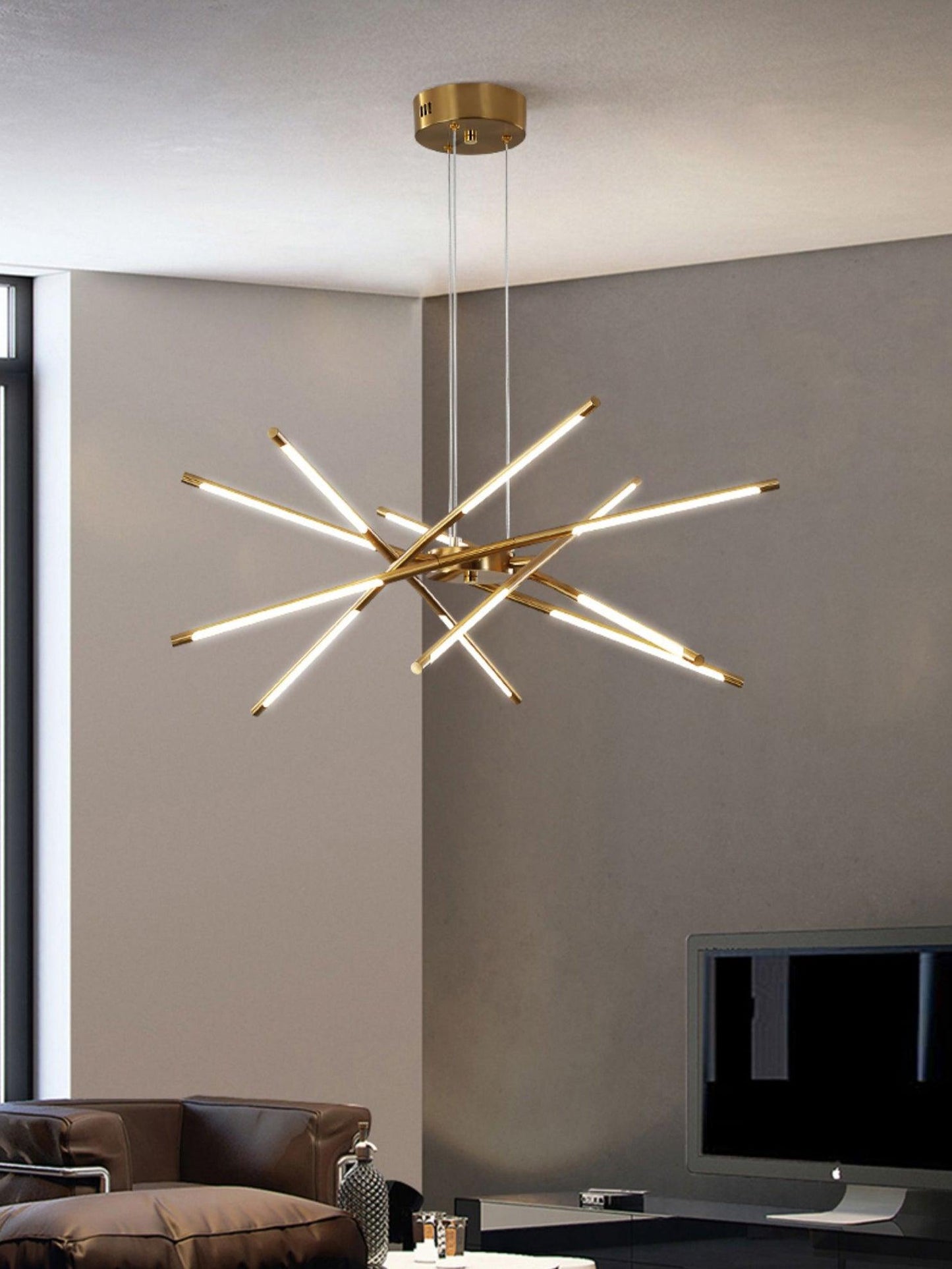 Rotatable LED Ceiling fixture Chandelier