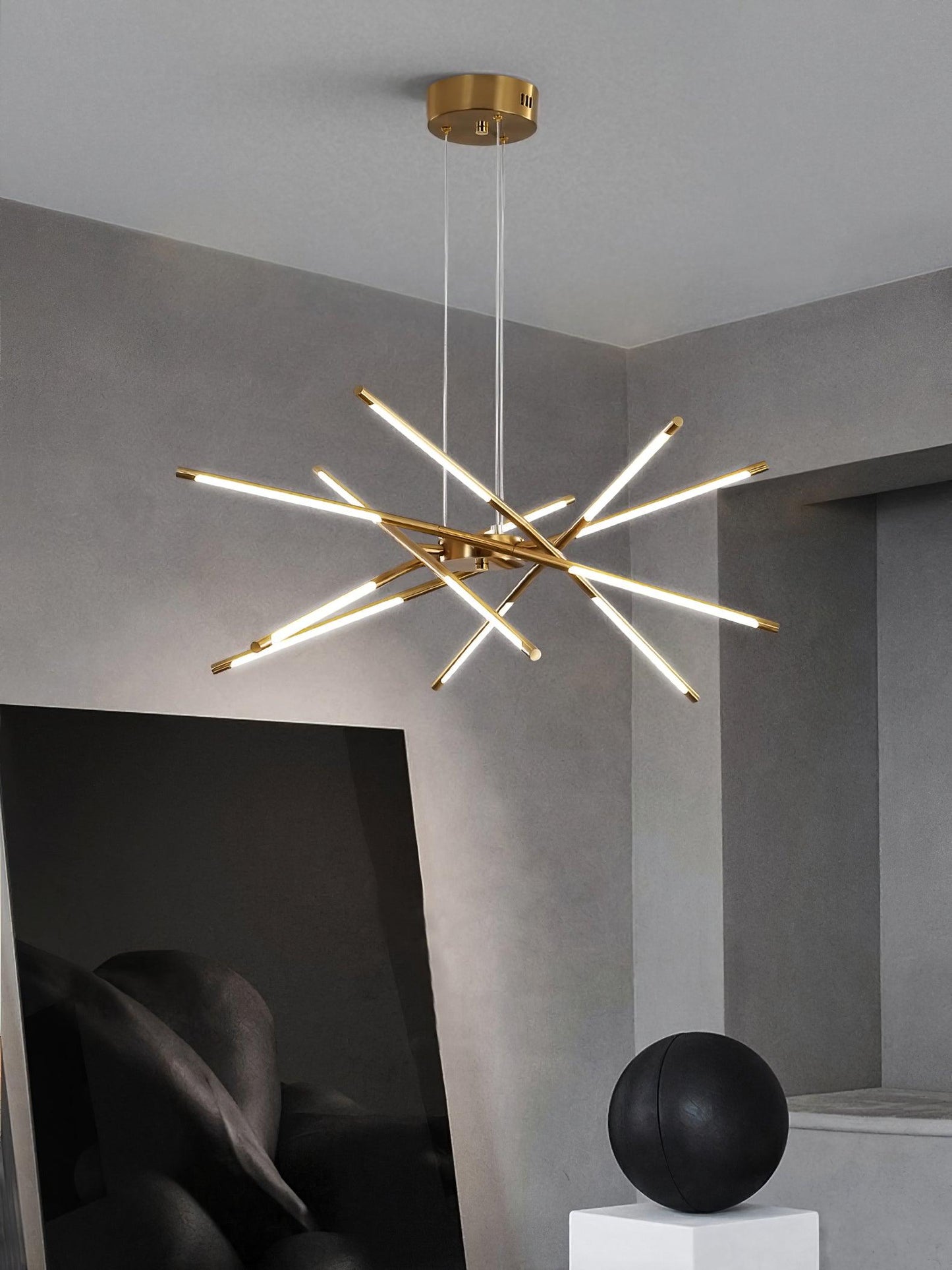 Rotatable LED Ceiling fixture Chandelier