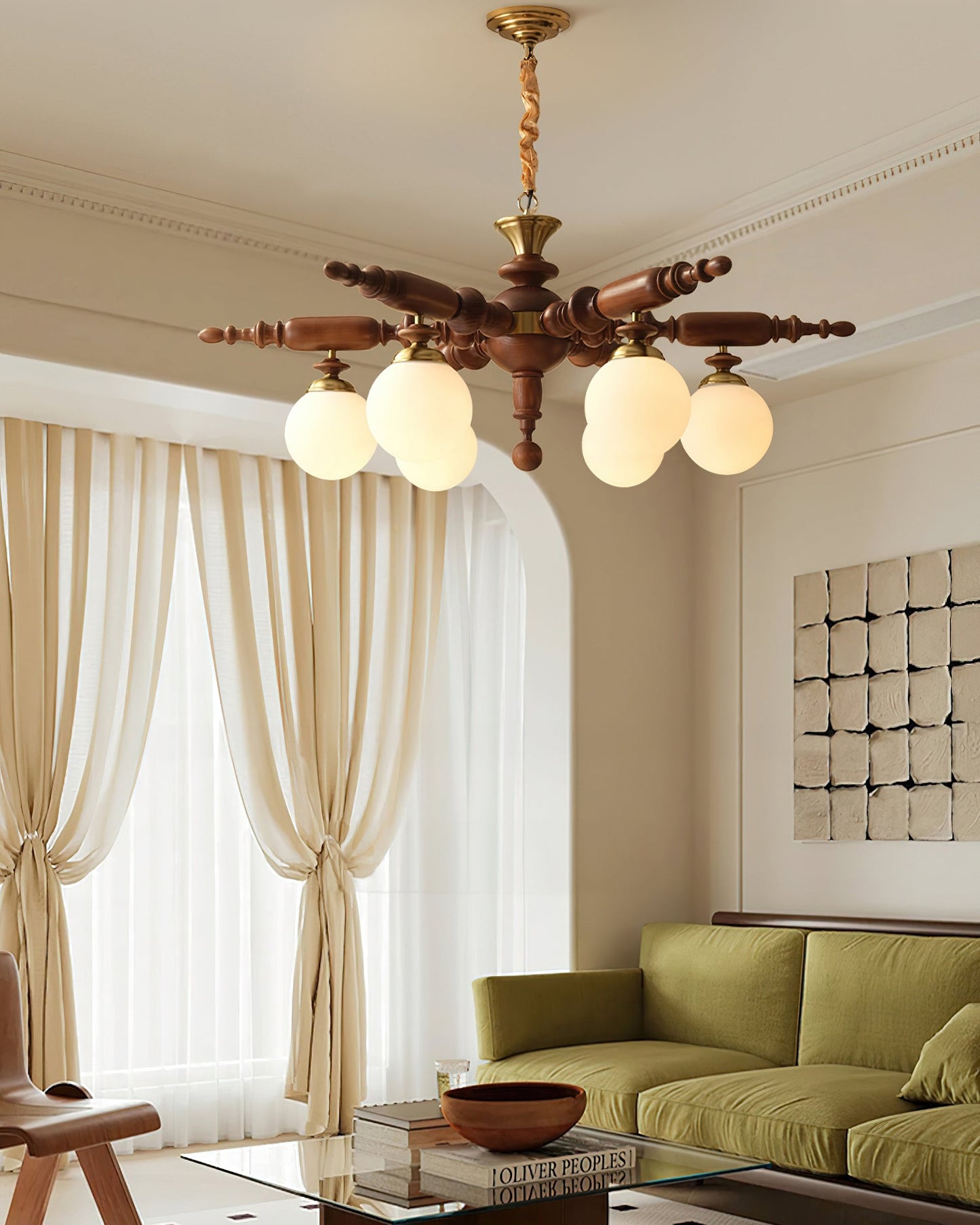 Rotating Stick Pendant light Chandelier