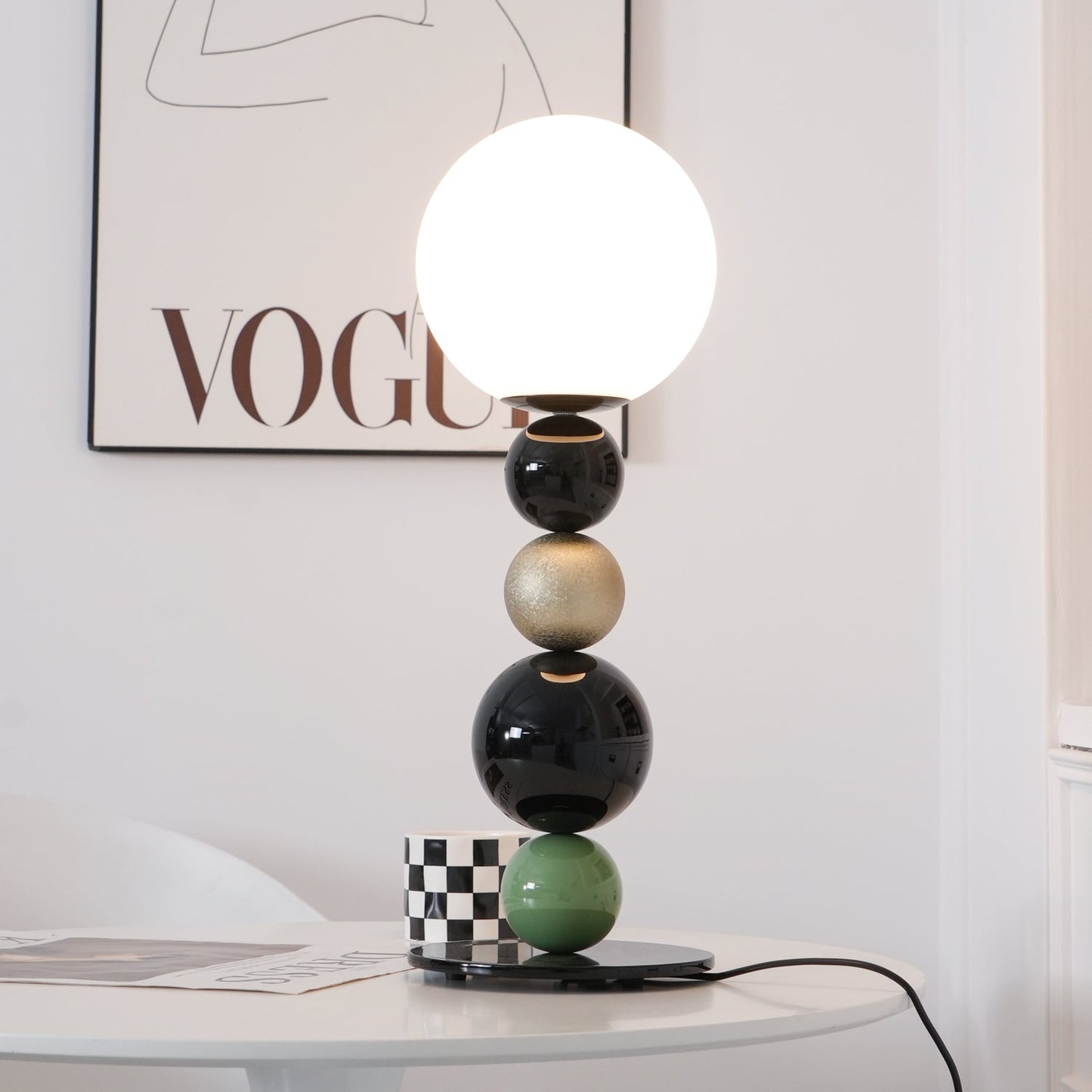 Round Balls Stacking Accent lamp Table Lamp