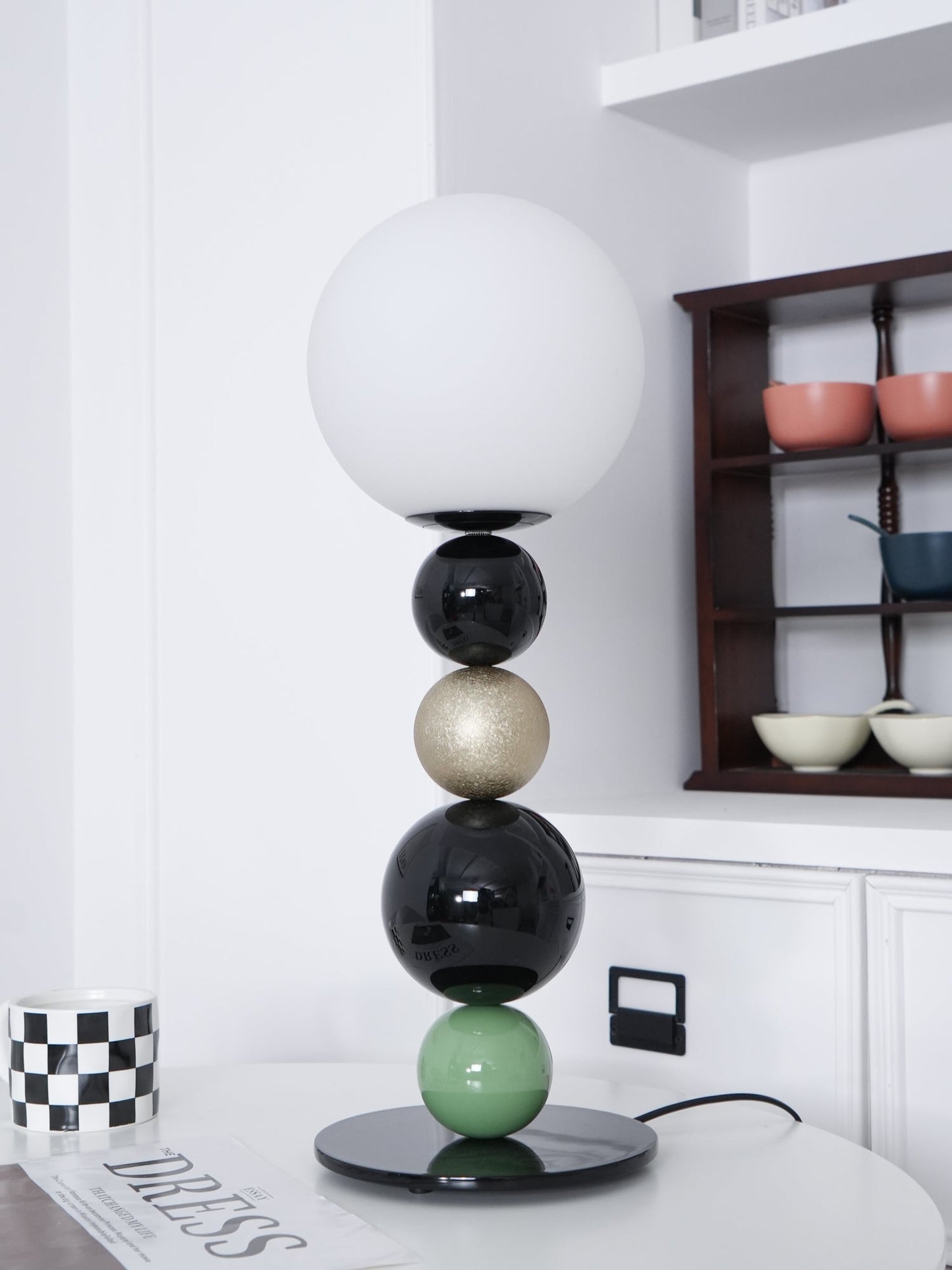 Round Balls Stacking Accent lamp Table Lamp