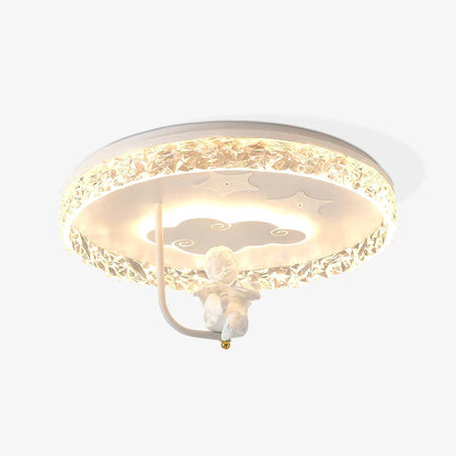 Round Carousel Children's Overhead fixture Ceiling Lamp