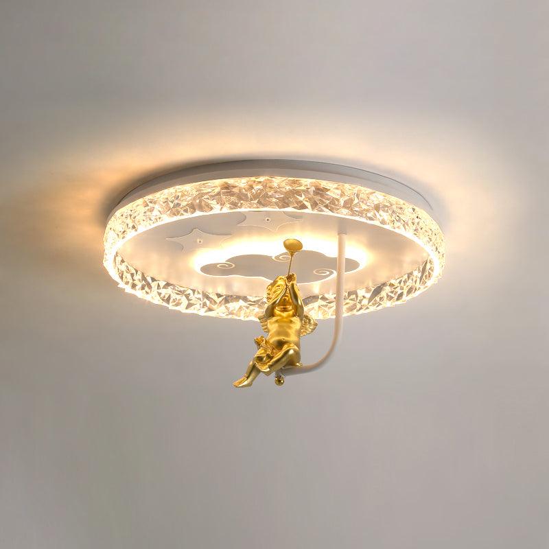 Round Carousel Children's Overhead fixture Ceiling Lamp