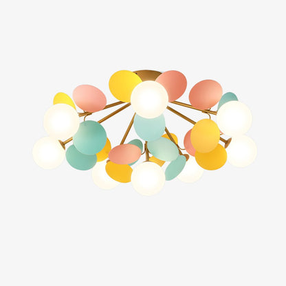 Round Macaron Overhead light Ceiling Lamp