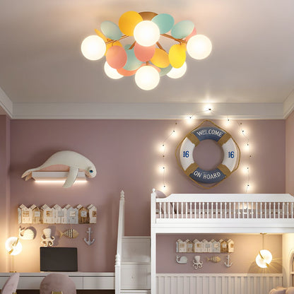 Round Macaron Overhead light Ceiling Lamp