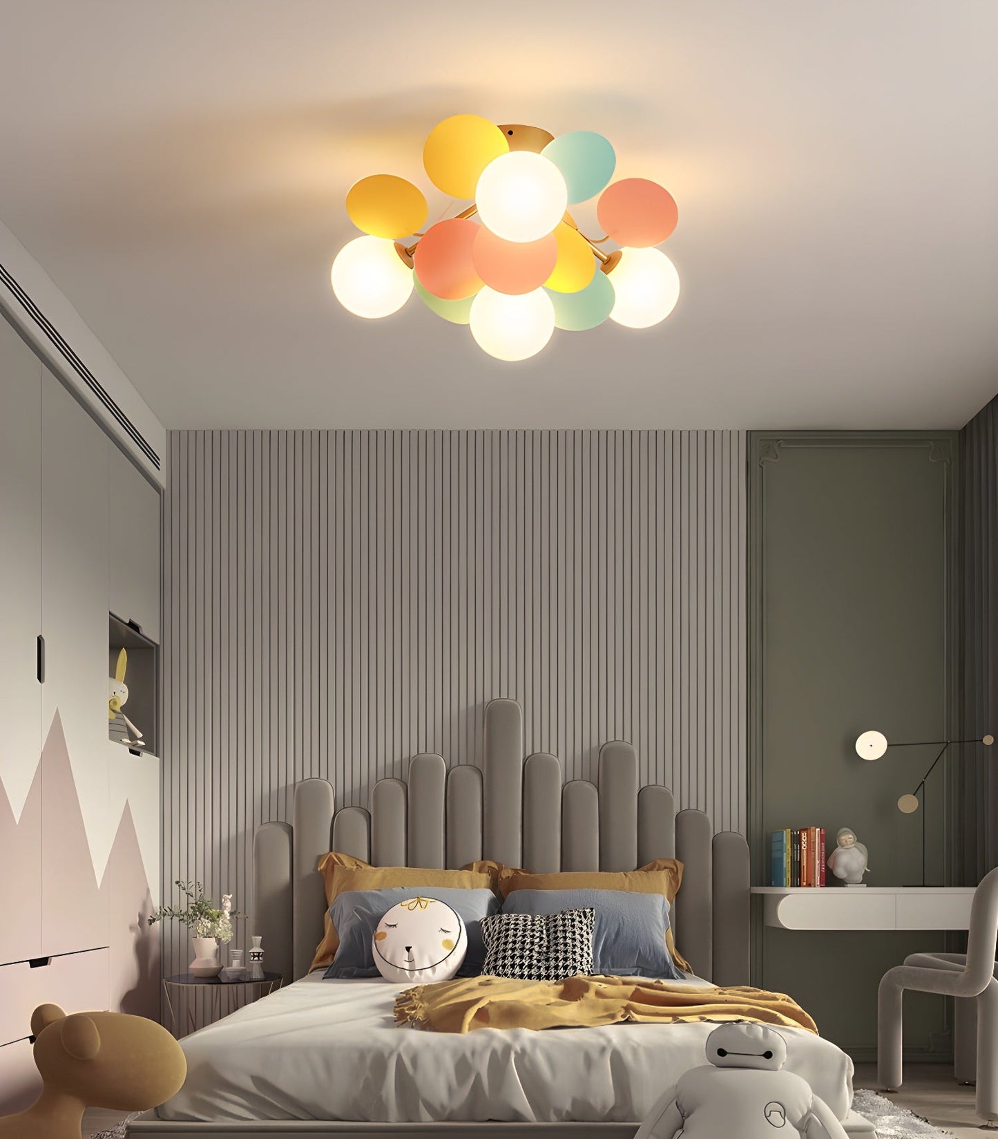 Round Macaron Overhead light Ceiling Lamp