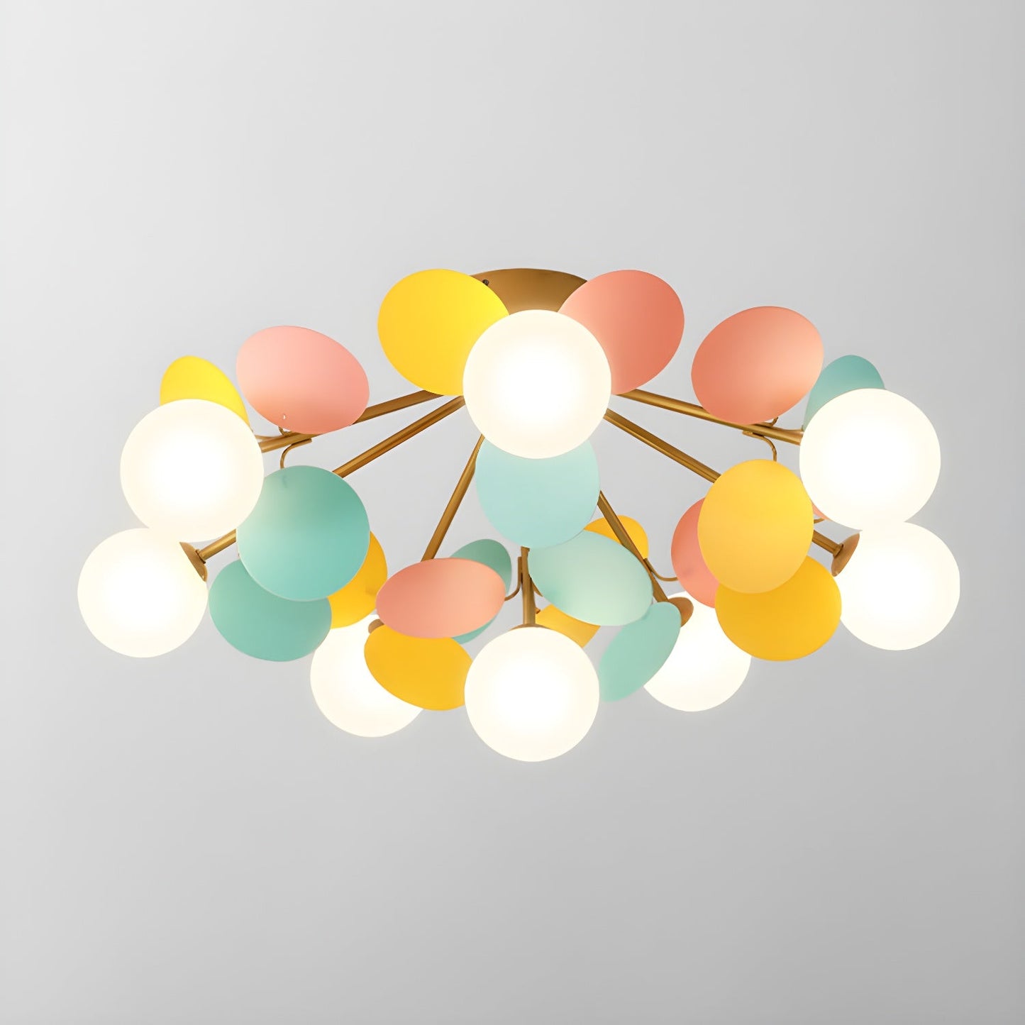 Round Macaron Overhead light Ceiling Lamp