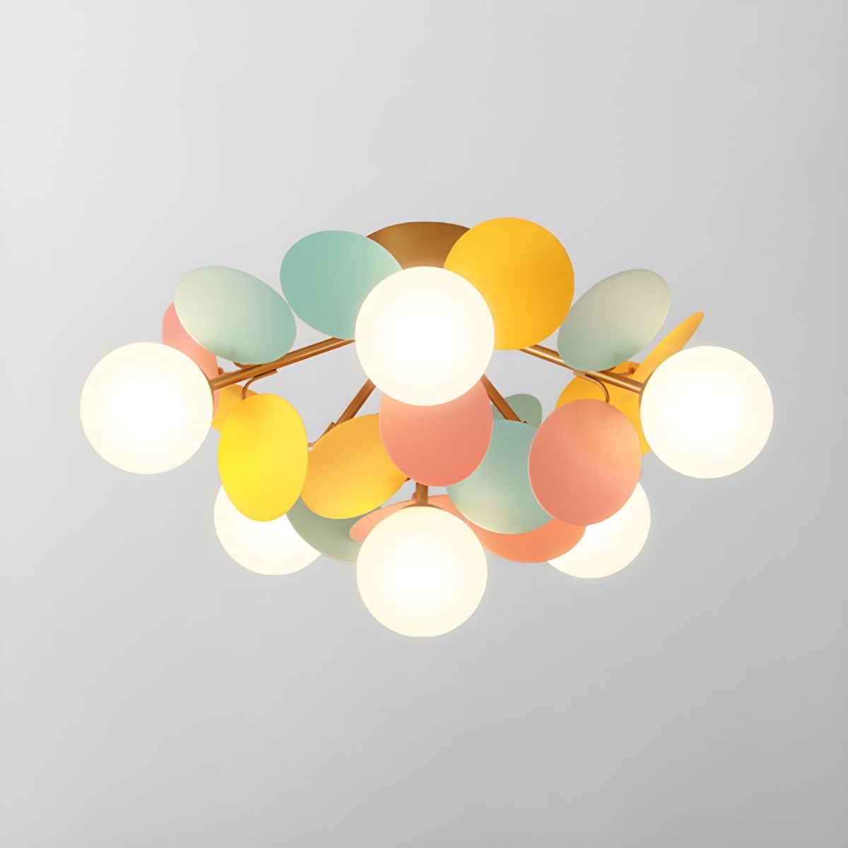 Round Macaron Overhead light Ceiling Lamp