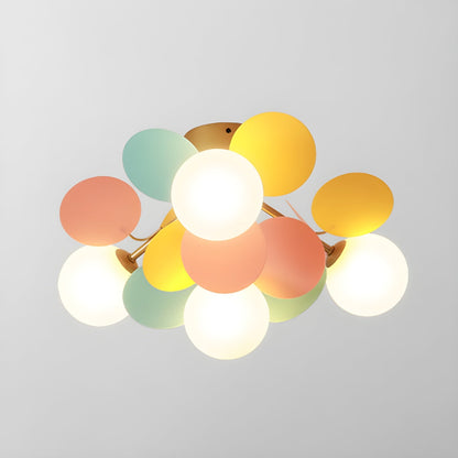 Round Macaron Overhead light Ceiling Lamp