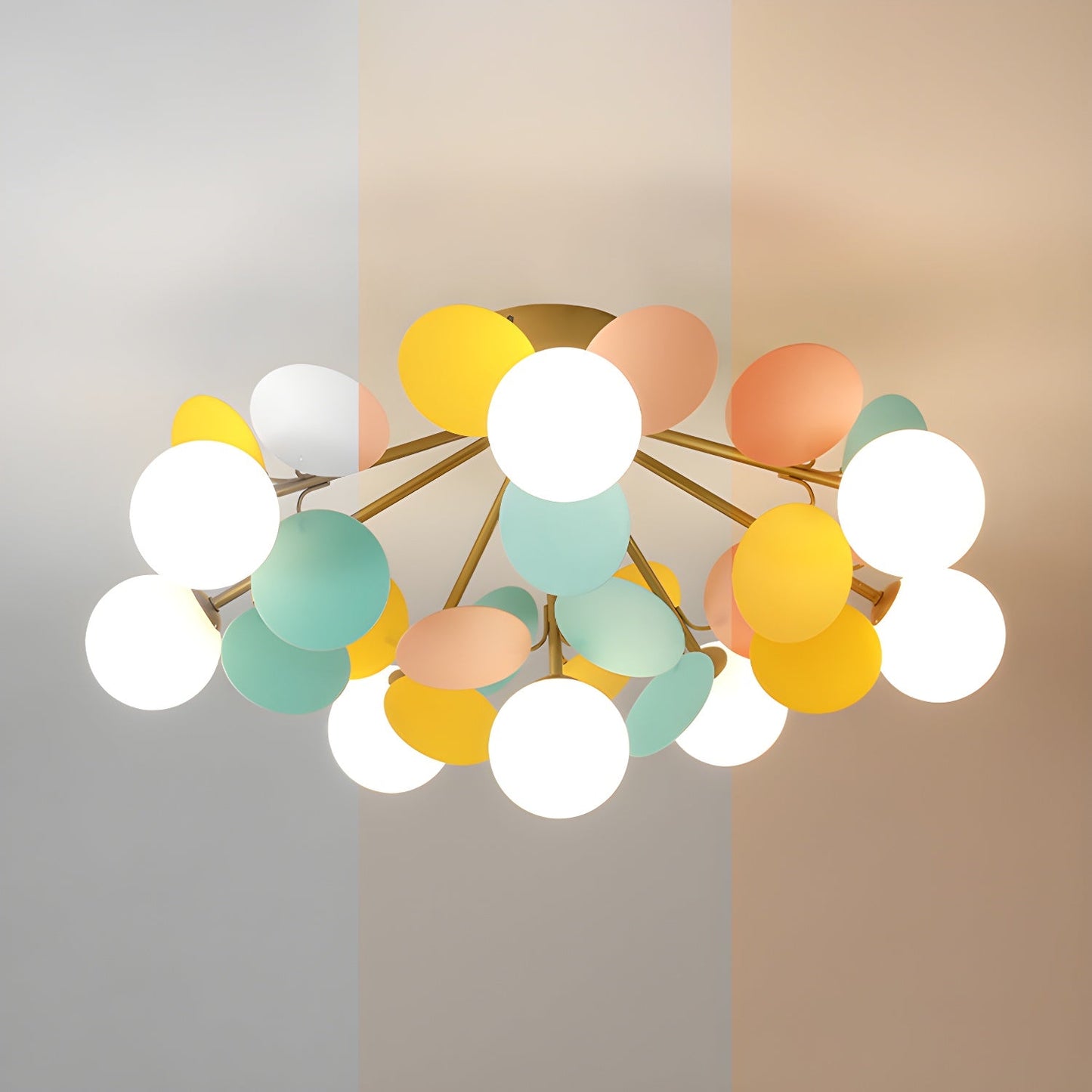 Round Macaron Overhead light Ceiling Lamp