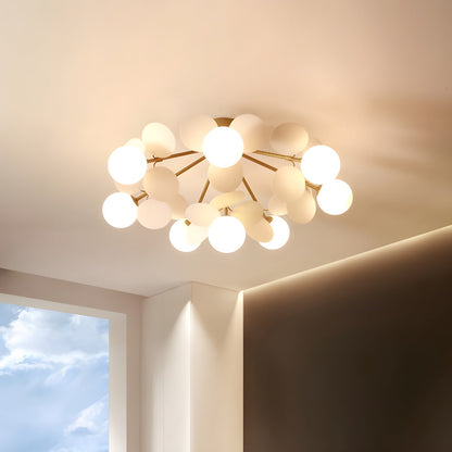 Round Macaron Overhead light Ceiling Lamp