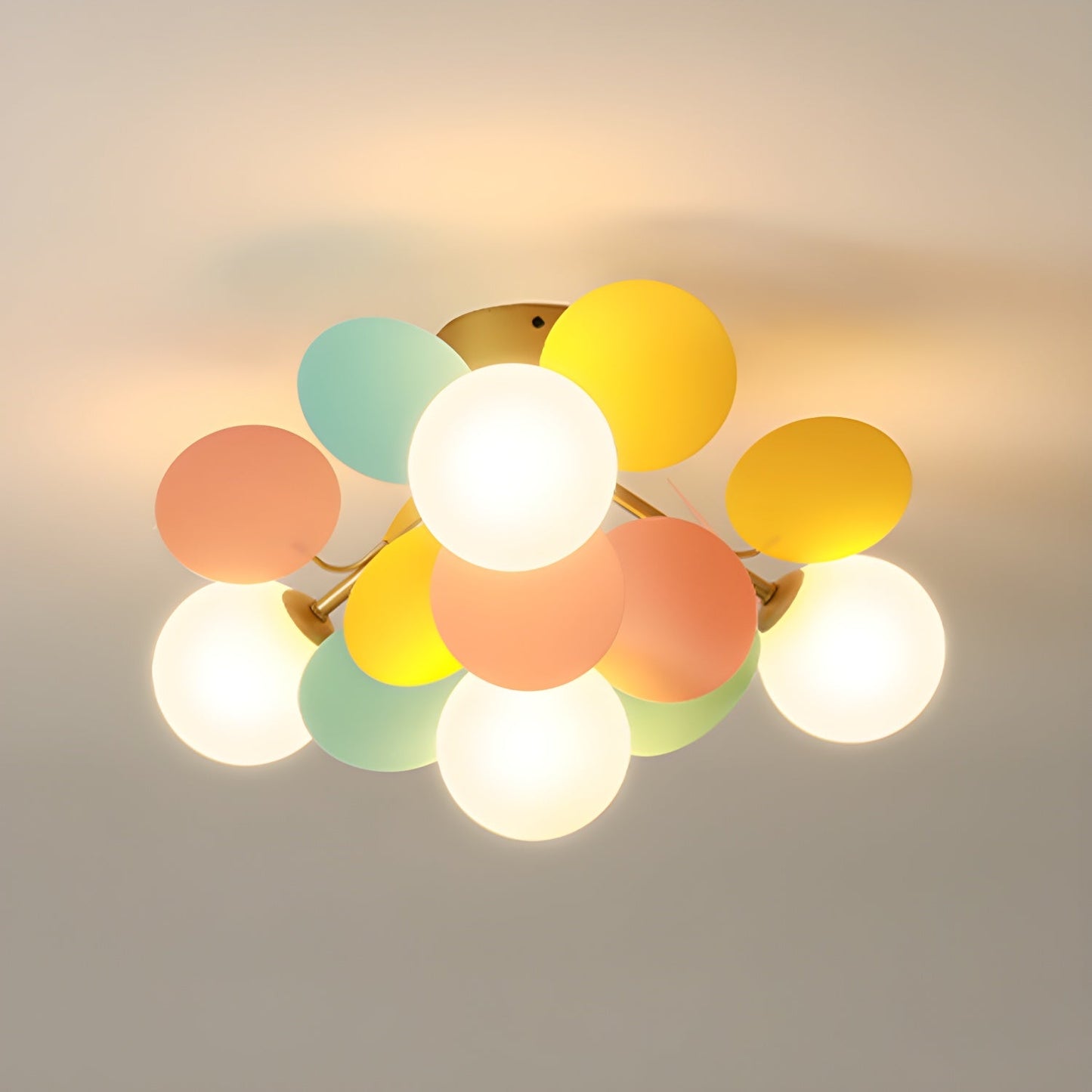 Round Macaron Overhead light Ceiling Lamp