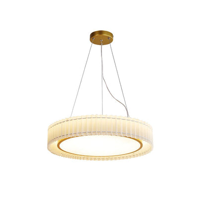 Round Pleated Houselight Pendant Lamp