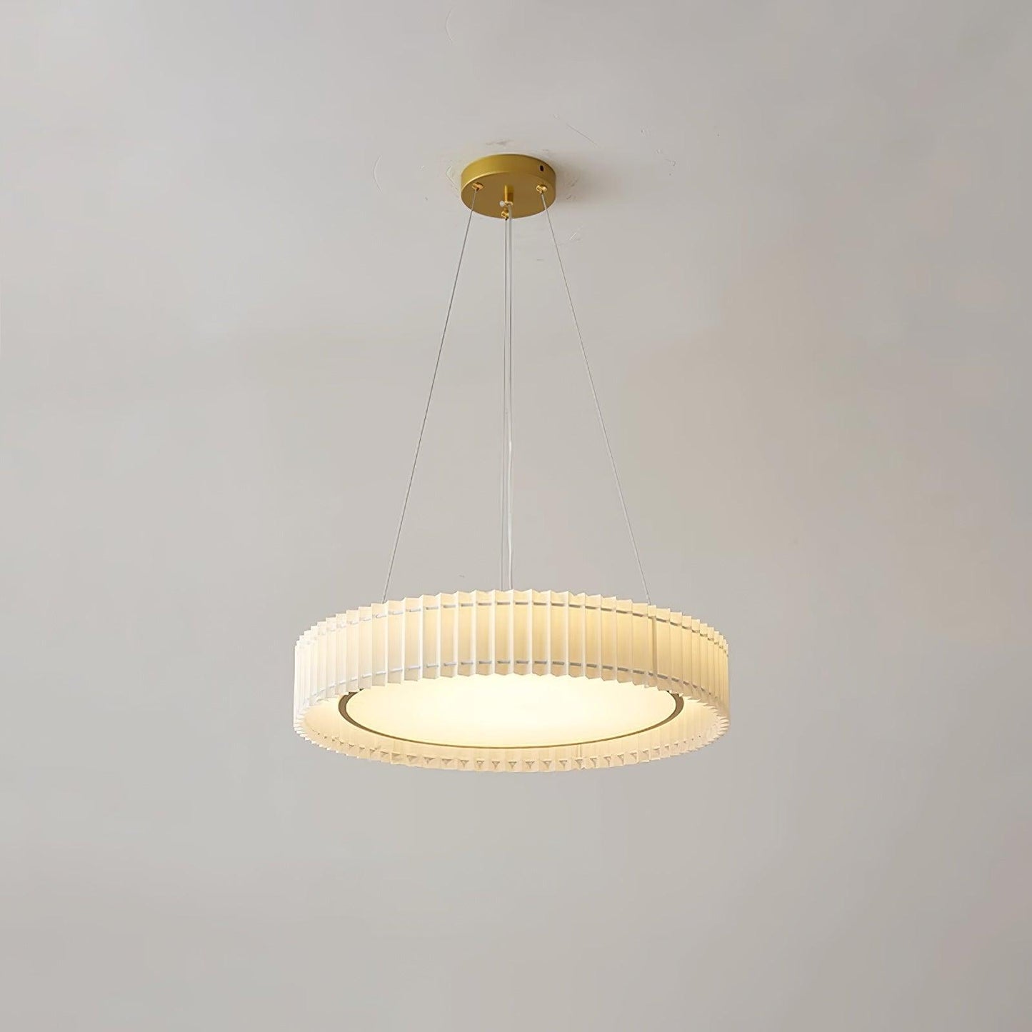 Round Pleated Houselight Pendant Lamp