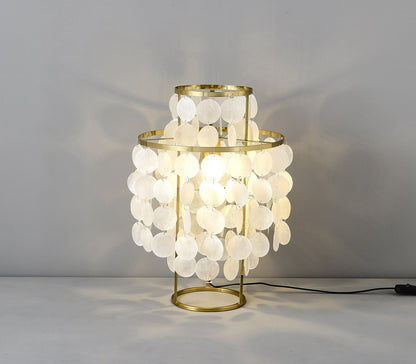 Round Shell Bedside lamp Table Lamp