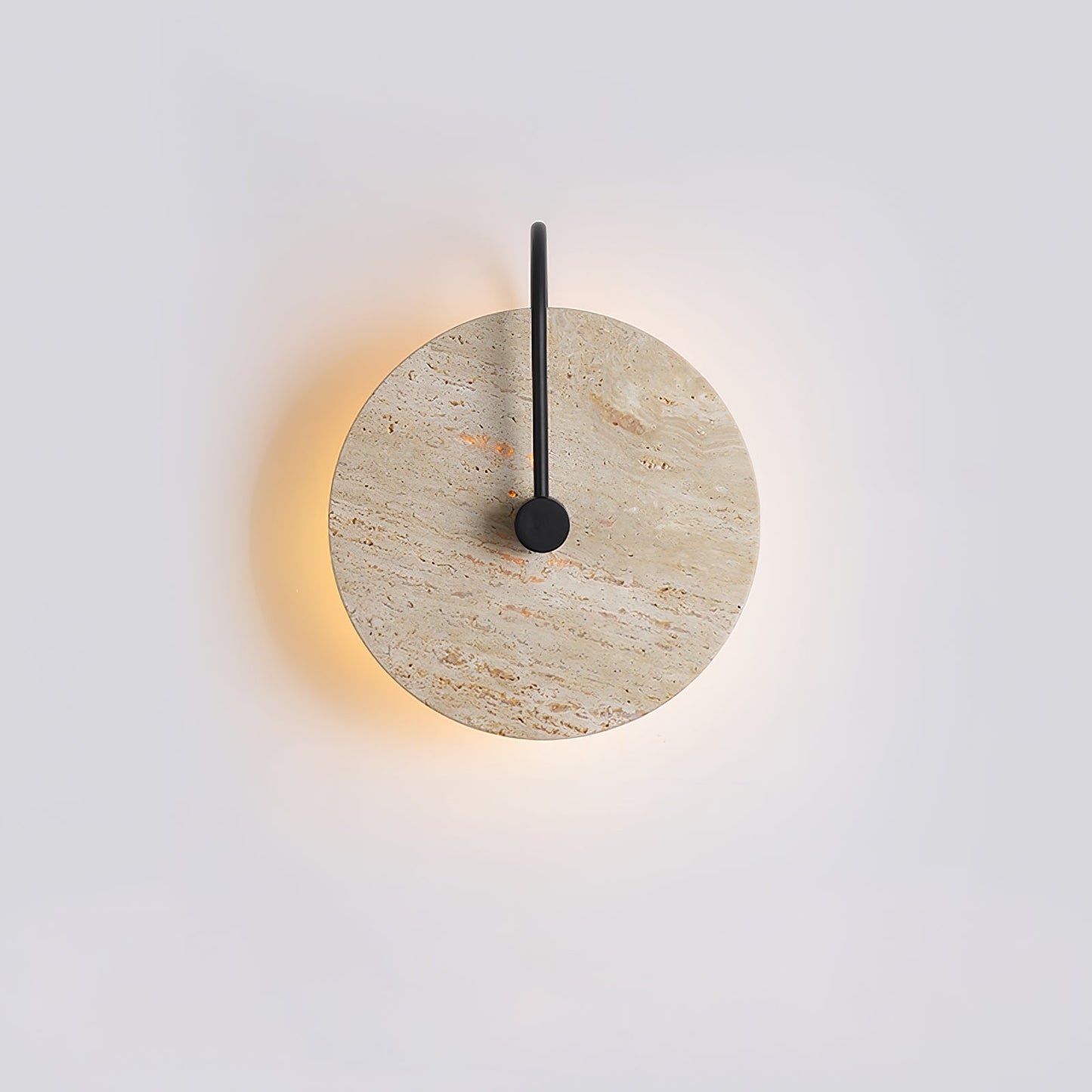 Round Travertine Lamp bracket Wall Lamp