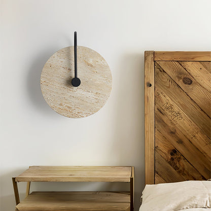 Round Travertine Lamp bracket Wall Lamp