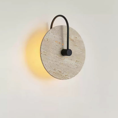 Round Travertine Lamp bracket Wall Lamp