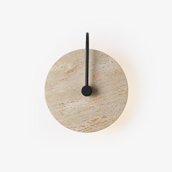 Round Travertine Lamp bracket Wall Lamp