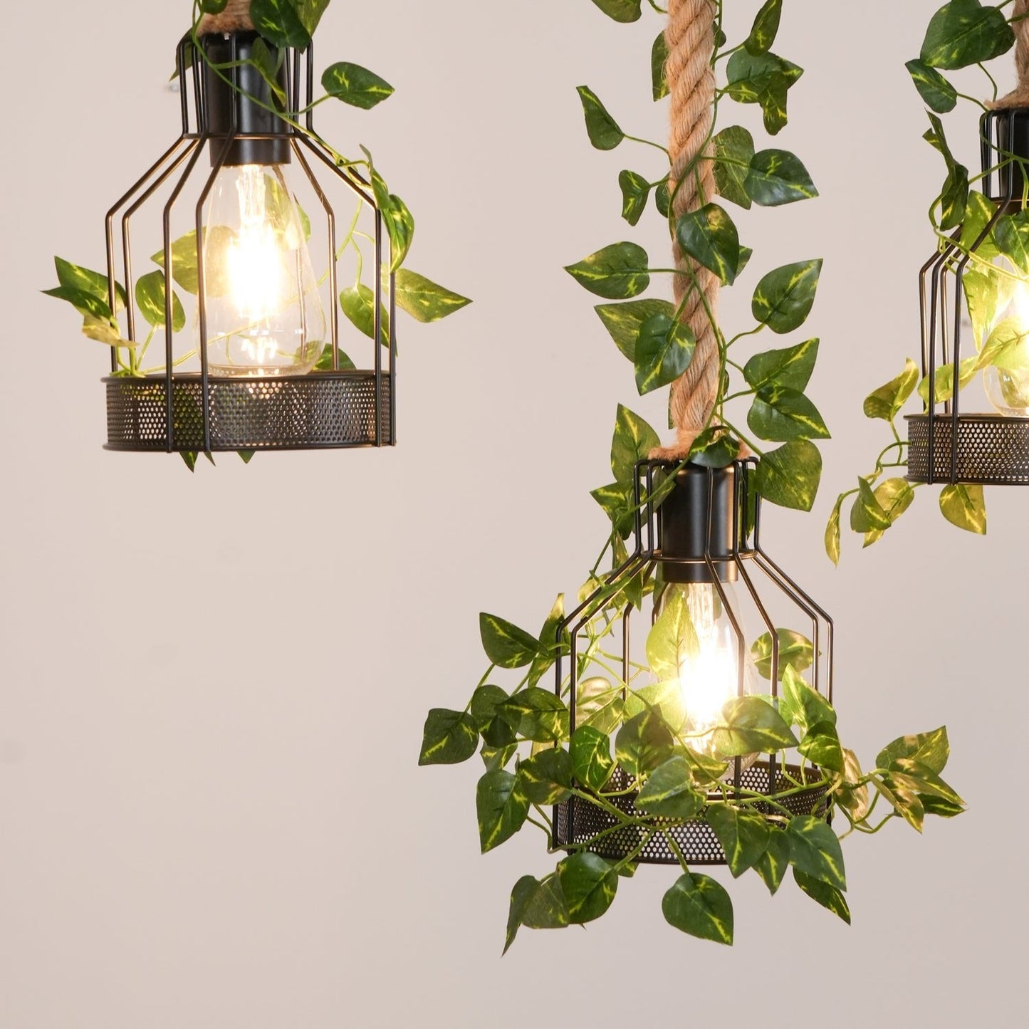 Rustic Wooden Pendant light Chandelier