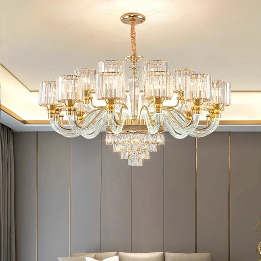 Gio Crystal Contemporary Chandelier