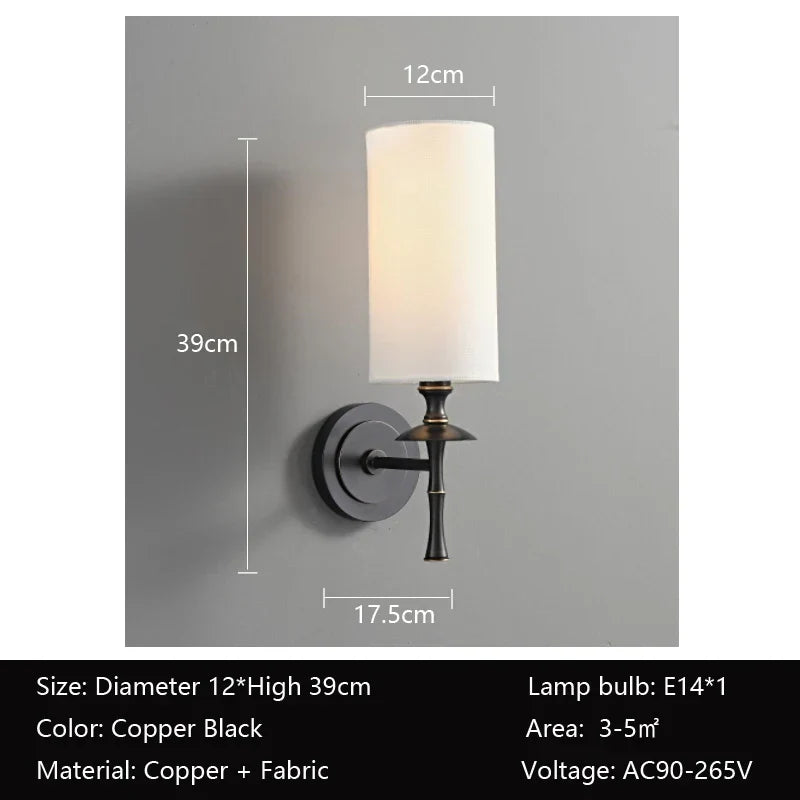 American Retro Copper Wall Light