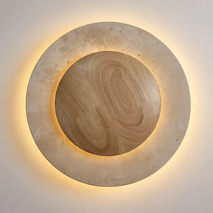 Natural Travertine LED Decor Wall Light