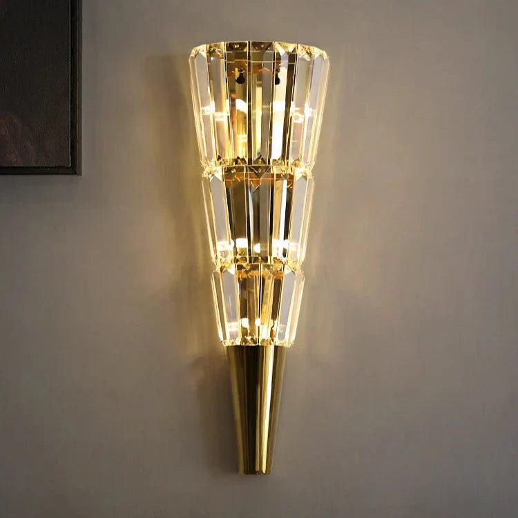 Gio Stainless Steel & Crystal Sconce