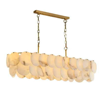 Moonshade Marble Dining Room Chandelier