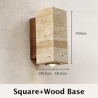 Natural Travertine Wall Lights