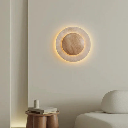 Natural Travertine LED Decor Wall Light