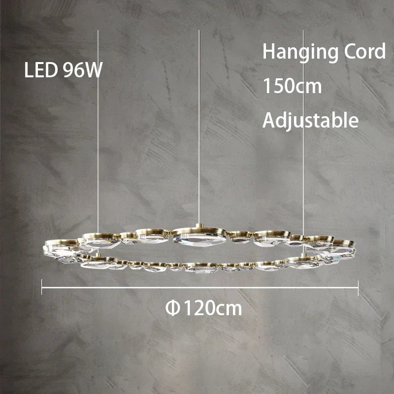 Diamante Crystal Ceiling Light Fixture