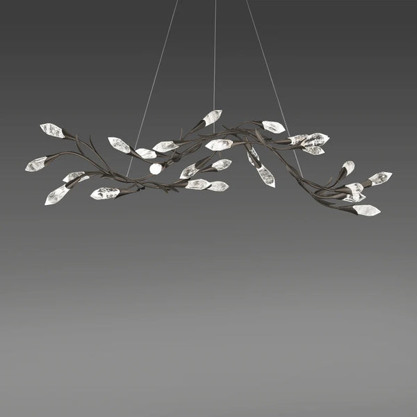 Schonbek Secret Garden S2456 Linear Pendant Antique Pewter