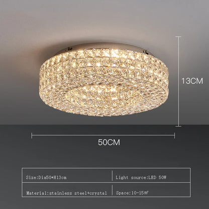 Bacci Crystal Ceiling Light Fixture