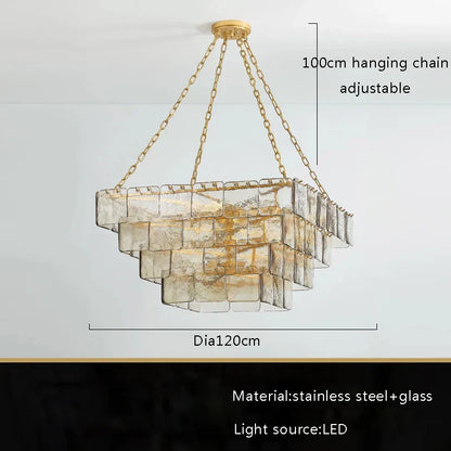 Welle Glass Chandelier