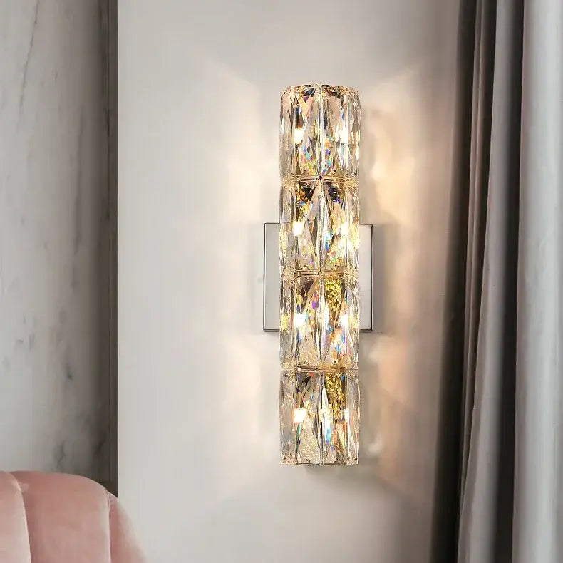 Bacci Crystal Wall Light Sconce